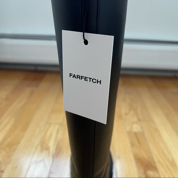 Gia Borghini X Pernille Teisbaek black leather knee-high boots - Picture 8 of 14